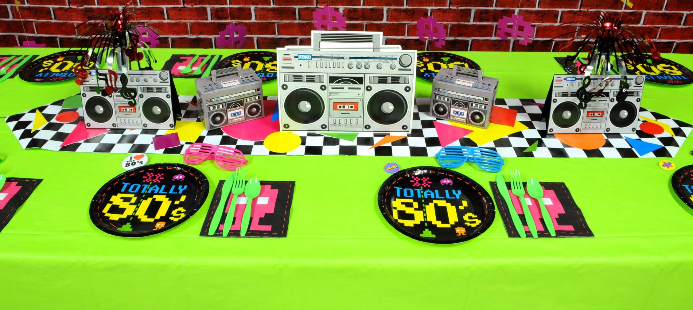 1980's Table decorations